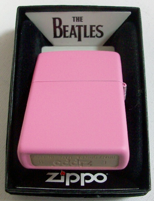 画像: ☆THE BEATLES！ビートルズ！２０１１年 ピンク PINK USA ZIPPO！新品