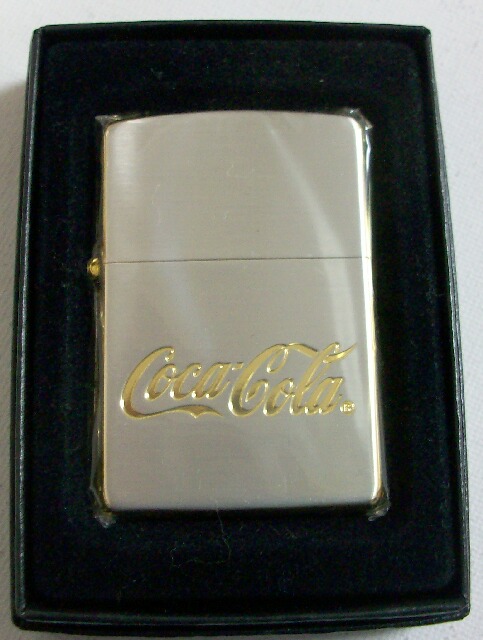 画像: コカ・コーラ！Coca-Cola シルバー＆ゴールド ２００９年 ZIPPO！新品