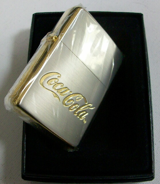 画像: コカ・コーラ！Coca-Cola シルバー＆ゴールド ２００９年 ZIPPO！新品