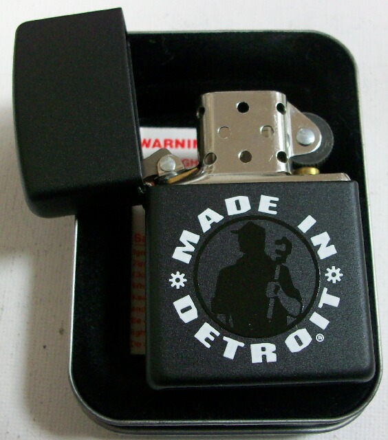 画像: ★自動車の町 デトロイト！MADE IN DETROIT BLACK ２００３年 ZIPPO！新品