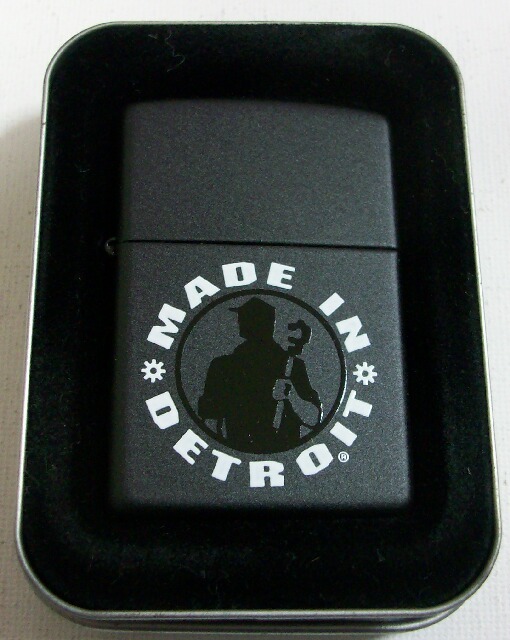 画像1: ★自動車の町 デトロイト！MADE IN DETROIT BLACK ２００３年 ZIPPO！新品