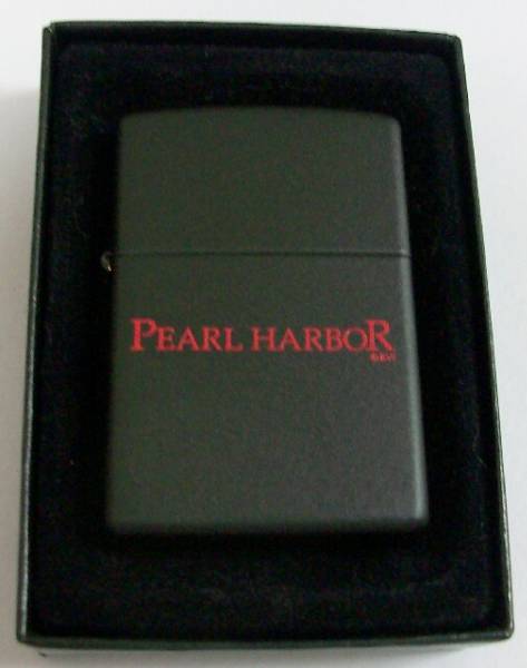 画像1: ☆映画 パールハーバー！PEARL HARBOR 両面デザイン 黒 ２０００年 ZIPPO！新品