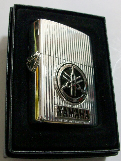 画像: ★YAMAHA！ヤマハ １９９９年 音叉エンブレム 銀加工 ＺIPPO！新品