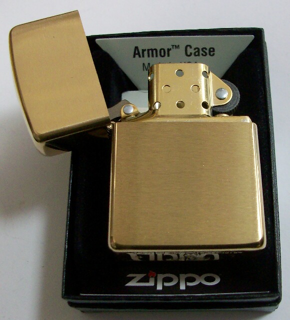 画像: ＃１６８ アーマー！Armor Brushed Brass 真鍮無垢 ZIPPO！新品