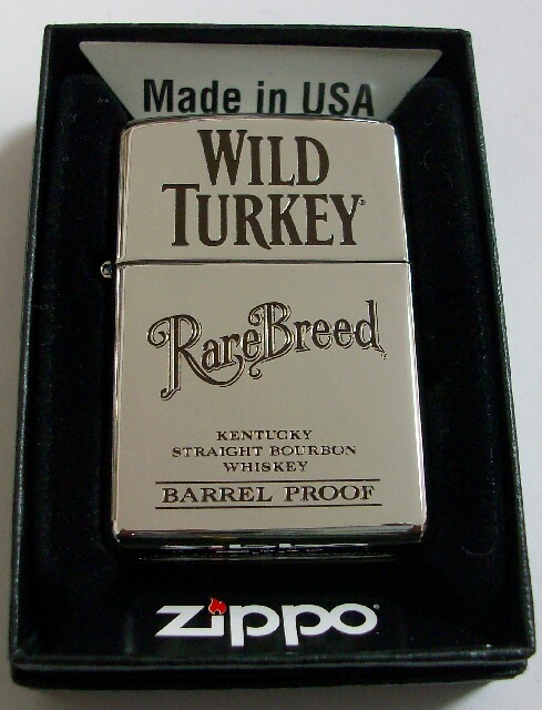 画像1: ☆ワイルド・ターキー ＷＩＬＤ ＴＵＲＫＥＹ Ｒａｒｅ Ｂｒｅｅｄ ２０１０年 ★非売品 ZIPPO！新品C