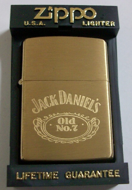 ☆JACK DANIEL'S！１９９３年 ３月 ジャック・ダニエル 真鍮 Solid ...