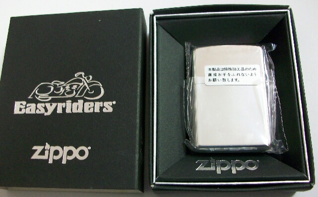 画像: ☆イージーライダース！Easyriders ２００３年 刺青風 シャイニーメタル ZIPPO！新品