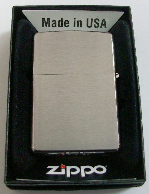 画像: ☆ＺＩＰＰＯの基本！＃２００ Brushed Chrome ２０２１年５月（E ）Zippo！新品