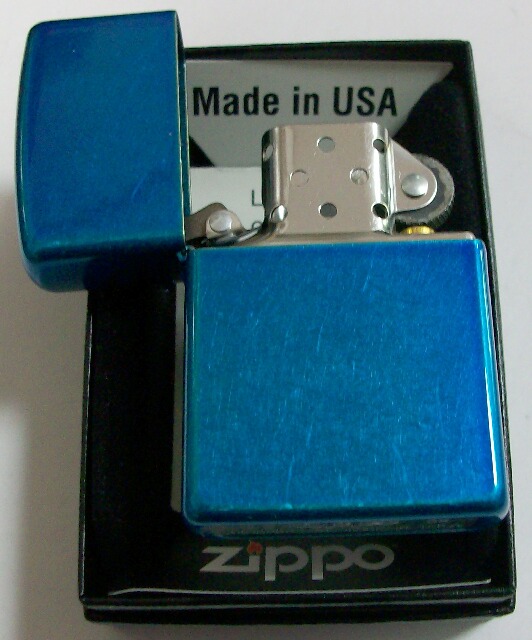 画像: お洒落な・・カラー！Ｃｅｒｕｌｅａｎ　ブルー　ＵＳＡ　ＺＩＰＰＯ！新品