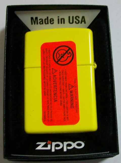 画像: ☆人気の・・レモンイエロー Lemon Yellow ２０１４年 ＵＳＡ ＺＩＰＰＯ！新品