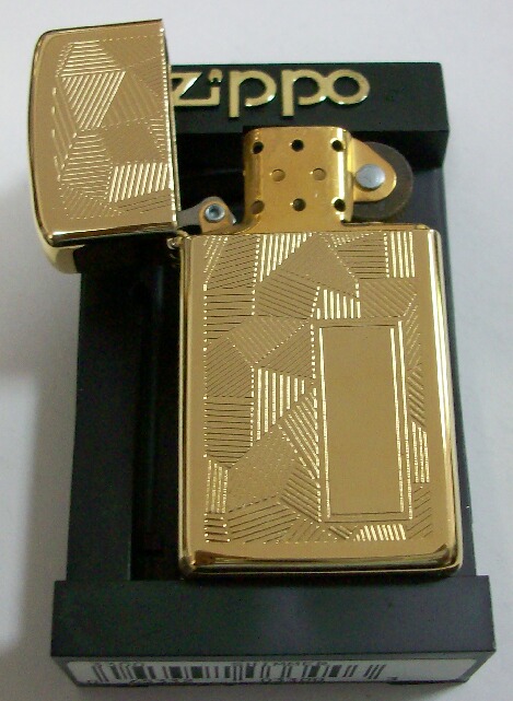 画像: ★カナダ・ジッポー！カナダ工場製 スリム！ゴールド・プレート １９９５年 ＳＬＩＭ　ＺＩＰＰＯ！新品Ｂ