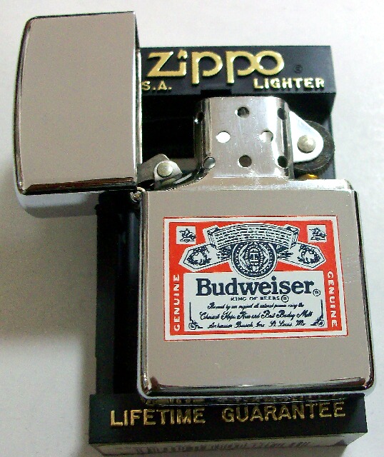 ☆バドワイザー！Budweiser Beer １９９３年６月 ＃２５０ ZIPPO！新品