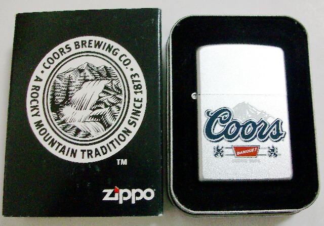 画像: ☆ＣＯＯＲＳ！クアーズ 米国老舗ビール ＵＳＡ ２００７年 ＺＩＰＰＯ！新品