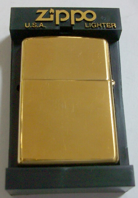 画像: ☆ＥＬＶＩＳ ＰＲＥＳＬＥＹ！エルヴィス　ゴールド・レコード ２０００年 BRASS ZIPPO！未使用品