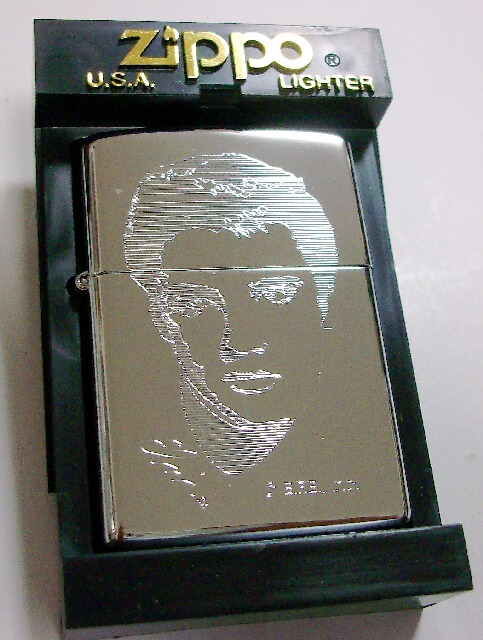 画像: ☆ＥＬＶＩＳ ＰＲＥＳＬＥＹ！エルヴィス・プレスリー 肖像 ２０００年 ZIPPO！新品