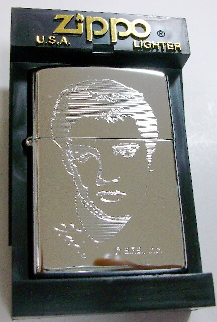 画像1: ☆ＥＬＶＩＳ ＰＲＥＳＬＥＹ！エルヴィス・プレスリー 肖像 ２０００年 ZIPPO！新品