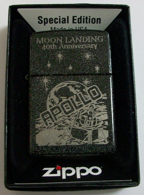 【激レア　未使用　美品】1969年製　アポロ11号　ムーンランディング　ジッポ