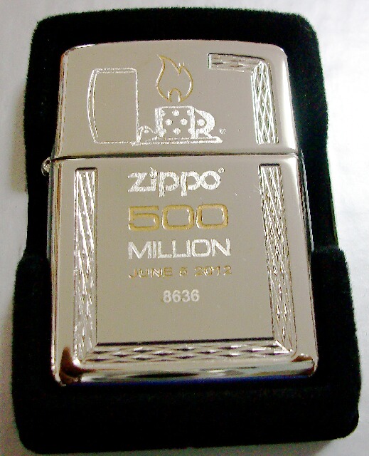 ZIPPO ５００ MILLION！生産５億個達成 ２０１２年 豪華限定タバコ