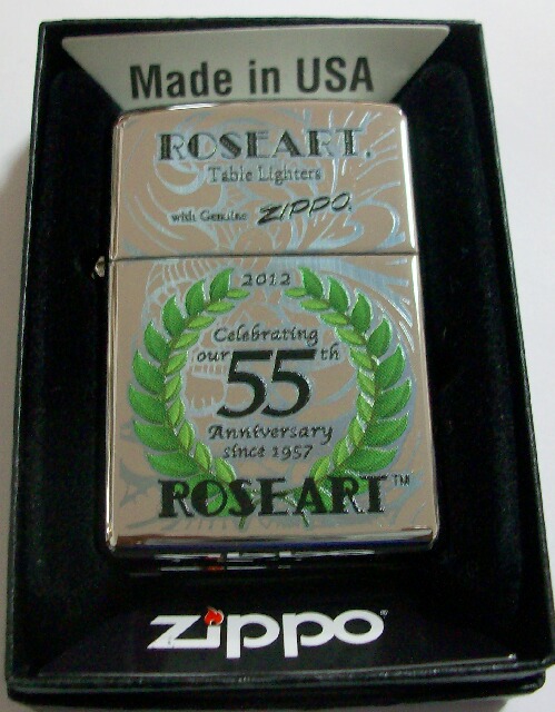 画像1: ☆ROSEART！米国ローズアート社 ５５周年記念 限定５５個 ZIPPO！新品D