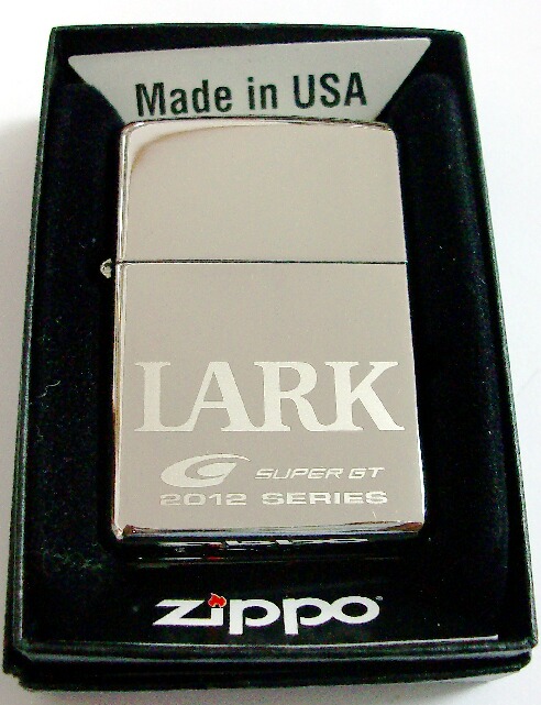 ☆ラーク！LARK ２０１２年 スーパーGT オリジナル ZIPPO！新品