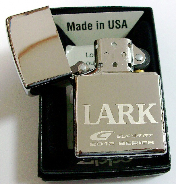 ☆ラーク！LARK ２０１２年 スーパーGT オリジナル ZIPPO！新品 