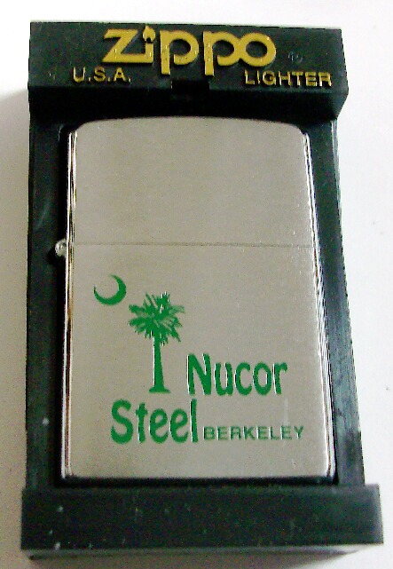 画像1: ★NUCOR STEEL 椰子の木デザイン  USA 企業 ２００３年５月 ＃２００ ZIPPO！新品