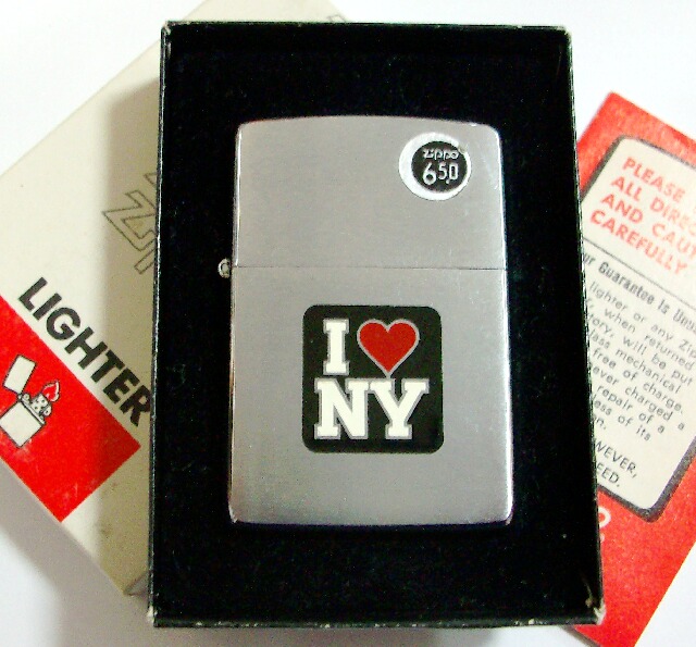 画像: ☆１９８０年 I LOVE NY！アイ・ラブ・二ューヨーク VINTAGE ＃２００ ZIPPO！未使用品,