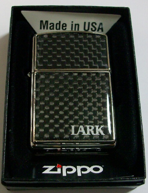 画像: ★ラーク！LARK ２０１２年 Web限定 カーボン Carbon Flber ZIPPO！新品