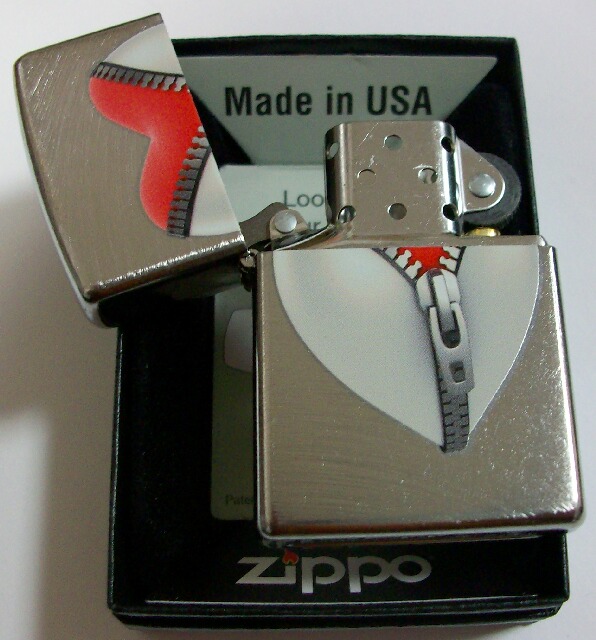 画像: ★米国ジッポー社　お洒落な・・ZIP HEART！ジッパー ２０１２年 Chrome Arch Zippo！新品