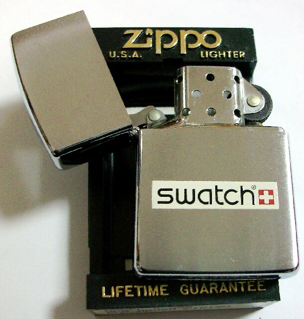 画像: ☆スウォッチ！１９９２年６月　SWATCH　スイスの腕時計　スウォッチ　ZIPPO！新品未使用品。