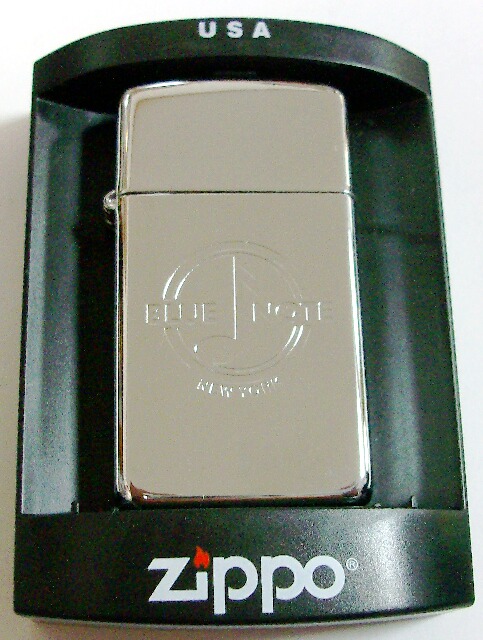 画像: ブルーノート！Blue Note NewYork店 スリム Silver ２００４ ZIPPO！新品