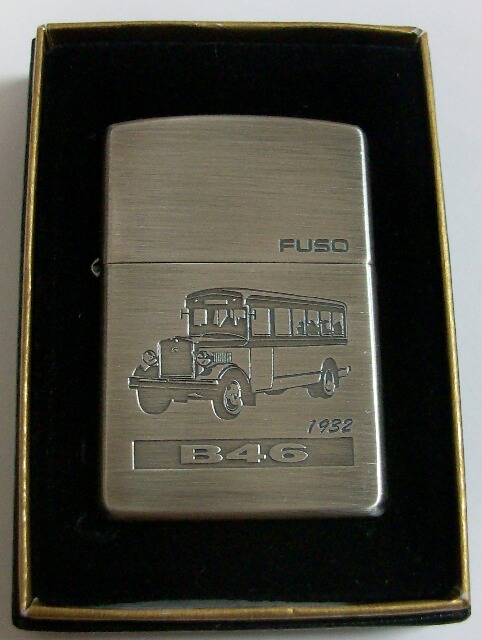 画像: FUSO！ふそうバス　７０周年記念　２００２年 ノベルティ　ZIPPO！新品