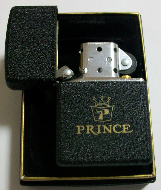 画像: ★プリンス！ブラッククラックル！PRINCE BLACK CRACKLE 底まで塗装 ２０１０年 ZIPPO！新品