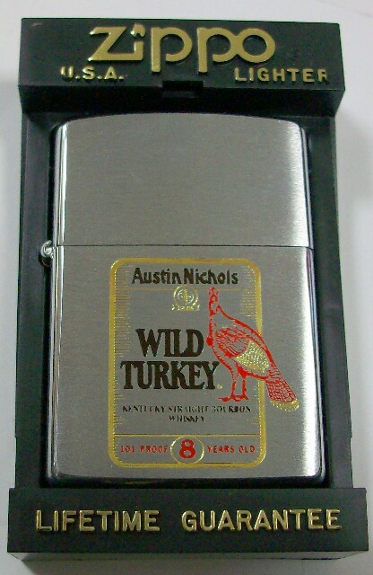 ☆１９９８年！ワイルド・ターキー Austin Nichols ８年 ZIPPO！新品