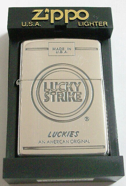 LUCKY STRIKE！２０００年 ラッキー・ストライク 銀加工 LUCKIES ZIPPO 