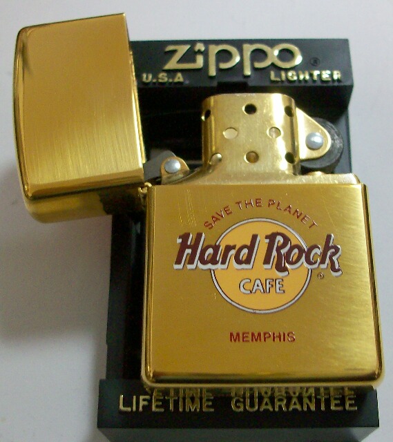 画像: ★HRC！MEMPHIS  メンフィス店 １９９８年１１月 Solid Brass ZIPPO！未使用品