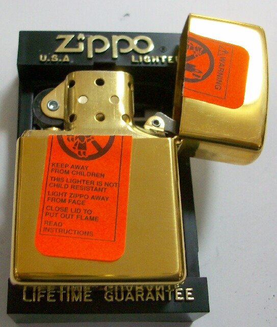 画像: ★HRC！MEMPHIS  メンフィス店 １９９８年１１月 Solid Brass ZIPPO！未使用品