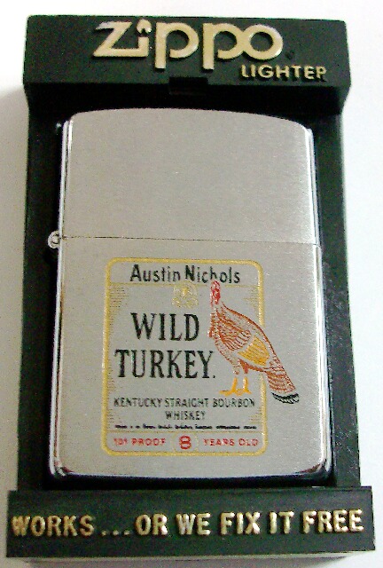 画像: １９８７年！ワイルド・ターキー Austin Nichols ８年 USED ZIPPO！