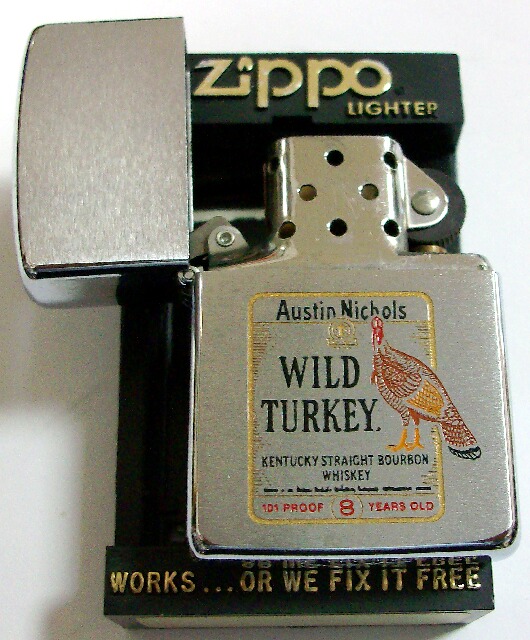 １９８７年！ワイルド・ターキー Austin Nichols ８年 USED ZIPPO 