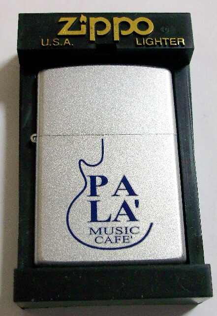 画像: ☆PA LA　MUSIC CAFE！ギターデザイン ２００５年１０月 USA ZIPPO！新品