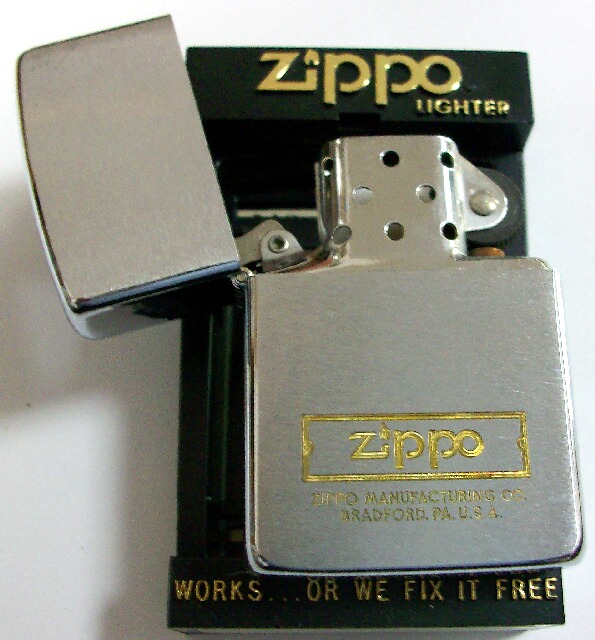 画像: １９８６年９月　VINTAGE　シンプルな・・デザイン　＃２００　ZIPPO！新品