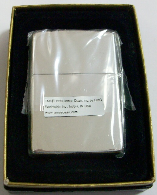 画像: ☆ジェームス・ディーン！１９９８年11月 JAMES DEAN 銀加工 ZIPPO！新品