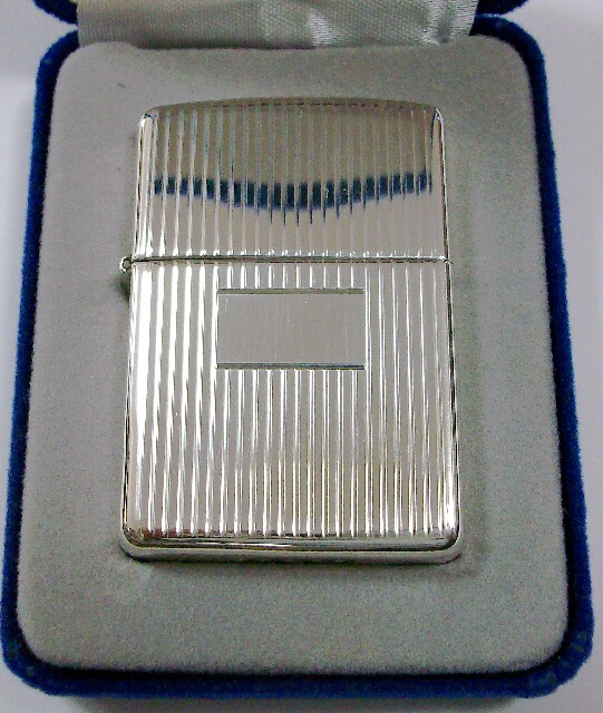 画像: 純銀！スターリング・シルバー！２００３年 銀無垢 ＃１７ エンジンタン STERLING ZIPPO！新品