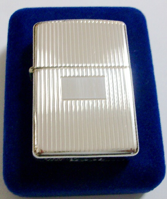 画像: 純銀！スターリング・シルバー！２００３年 銀無垢 ＃１７ エンジンタン STERLING ZIPPO！新品