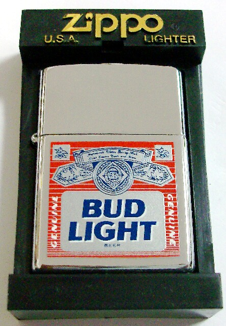 ☆バドワイザー！２０００年 BUD LIGHT ラベル USA ZIPPO！新品