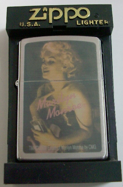 画像: ☆マリリン・モンロー！Marllyn monroe ２０００年 銀加工 ZIPPO！新品A