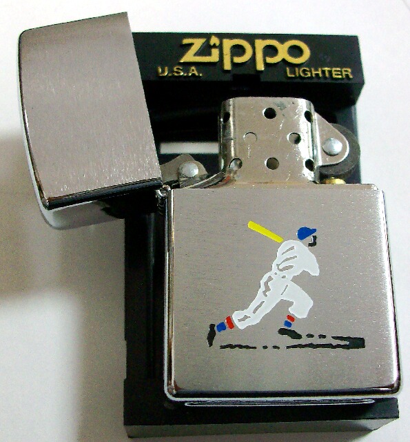 画像: ☆１９９８年５月 スポーツシリーズ 野球！復刻版 ベースボール ZIPPO！新品