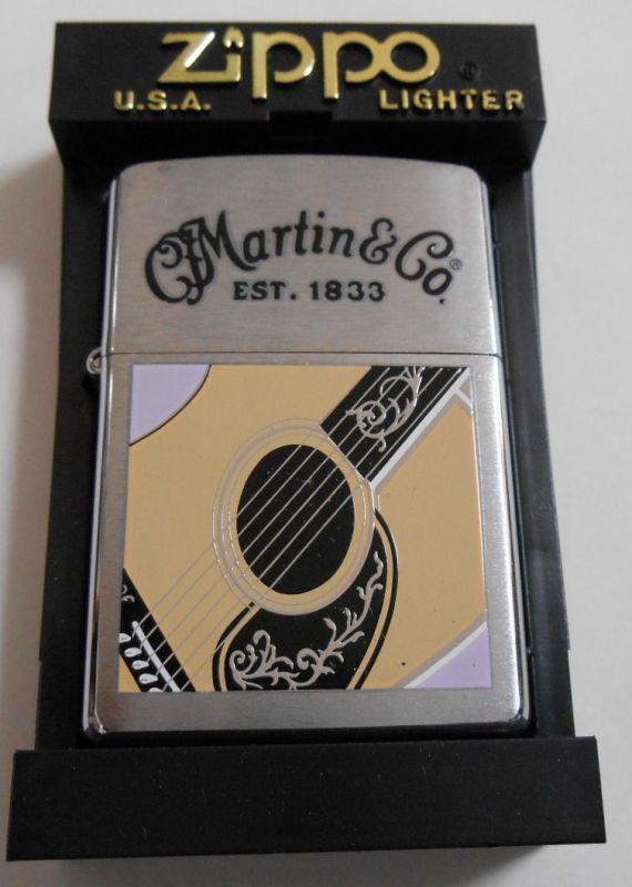 画像: ☆Martin Guitar！ギターの米国マーチン社 ギター柄 ２００４年 ＃２００ ZIPPO！新品