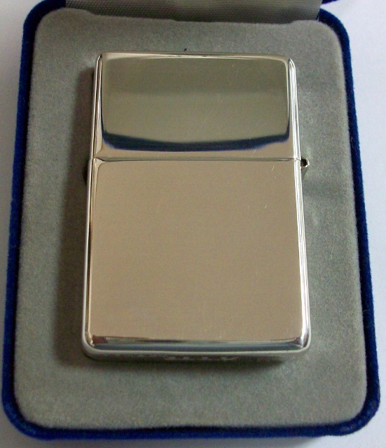 画像: ☆純銀！スターリング・シルバー！＃１６ フラットトップ ★Wライン無し ２００７年 鏡面 ZIPPO！新品