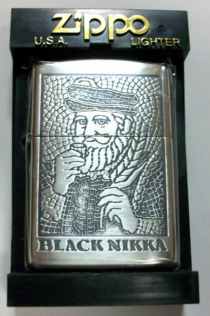 ZIPPO BLACK NIKKA - タバコグッズ